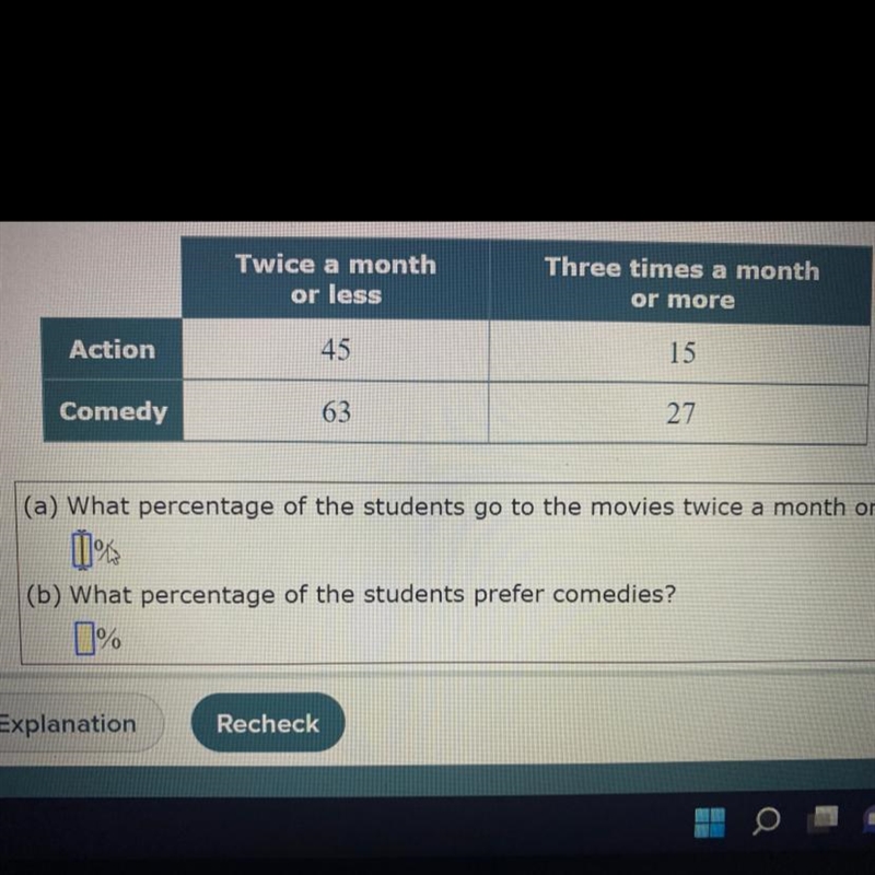 PLEASE HELP ME! A research group surveyed 150 students. The students were asked how-example-1