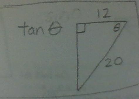 I need help. Find the ratio of the trig function.-example-1