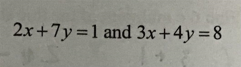 Please use elimination method to solve-example-1