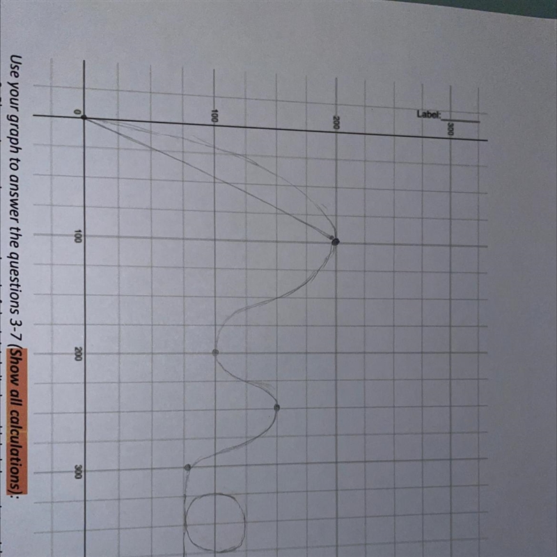 4. What is the equation of the line that represents your initial climb? Please. Need-example-1