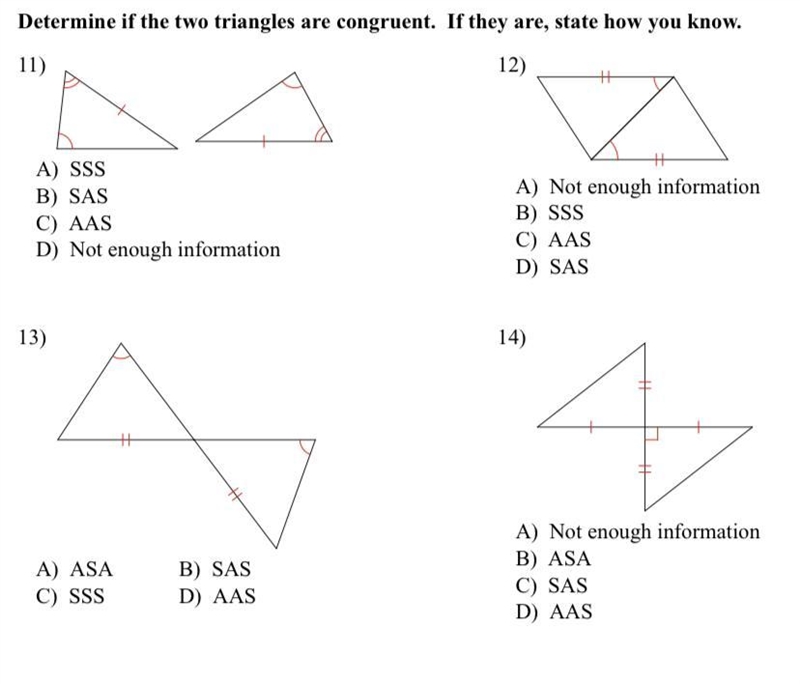 Pls it’s so late i need to get this done determine if the two angels are congruent-example-1