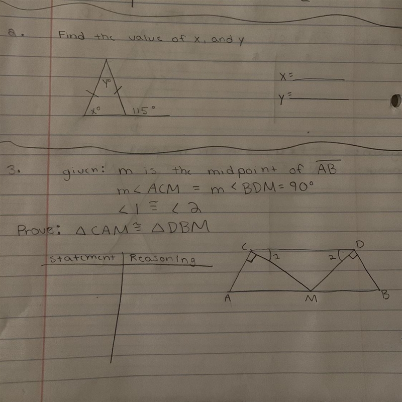 Can someone help me figure out the 2 proofs for questions 1 and 3 and help me find-example-1