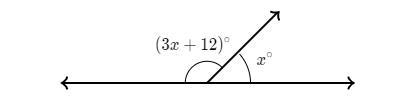 Which equation can be used to solve for x in the following diagram?-example-1