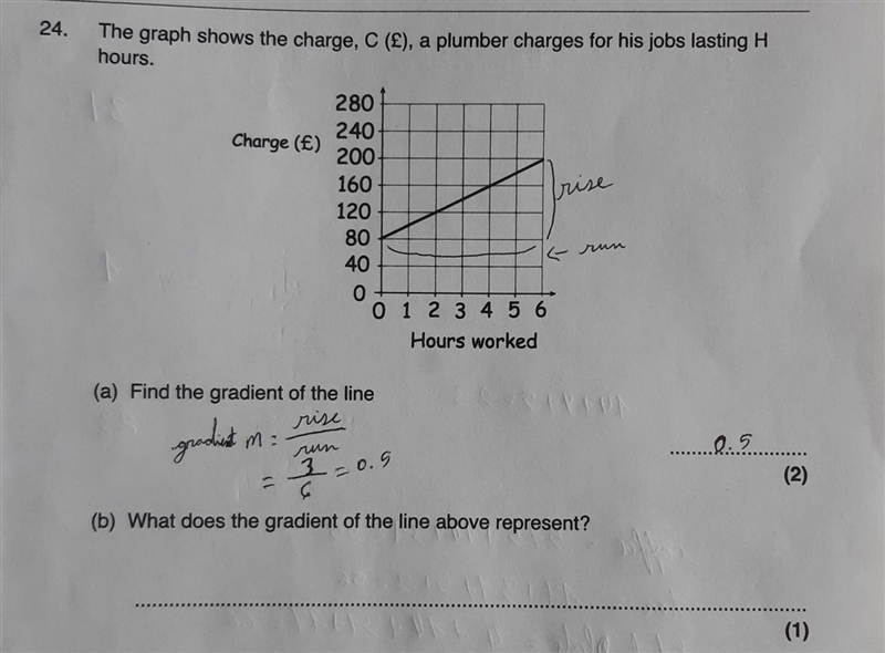 Please correct if it's not right what I did and also what's for b)?​-example-1