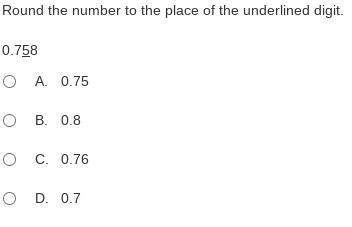 Round to the underlined digit:-example-1