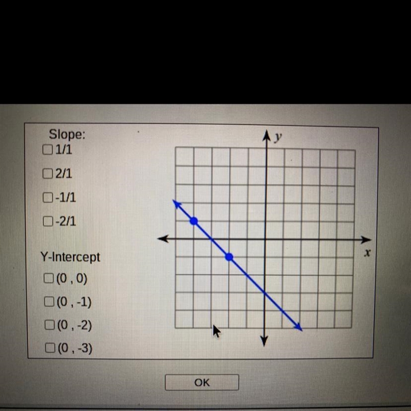 Find slope and y-intercept-example-1