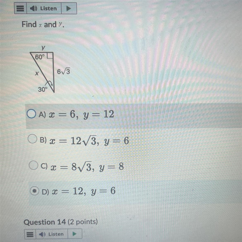 I NEED HELP WITH THIS ASAP! Find x and y-example-1