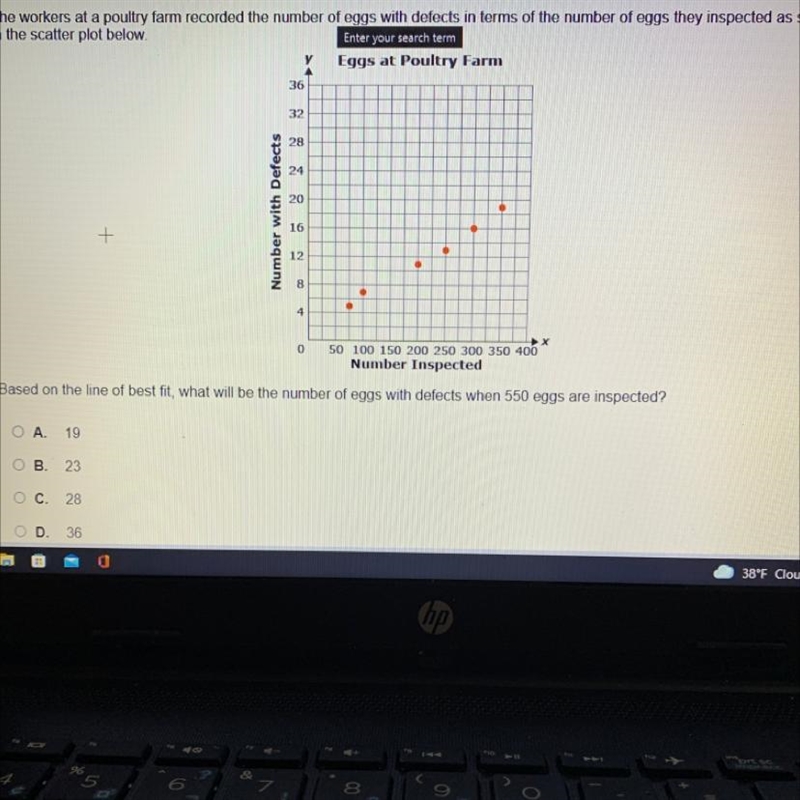 Eggs with defects in terms of the number of eggs they inspected as shown The workers-example-1