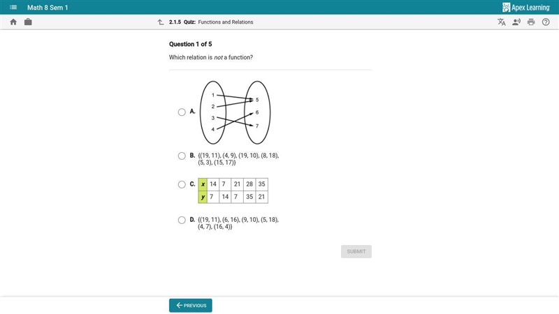 What is relation is not a function-example-1