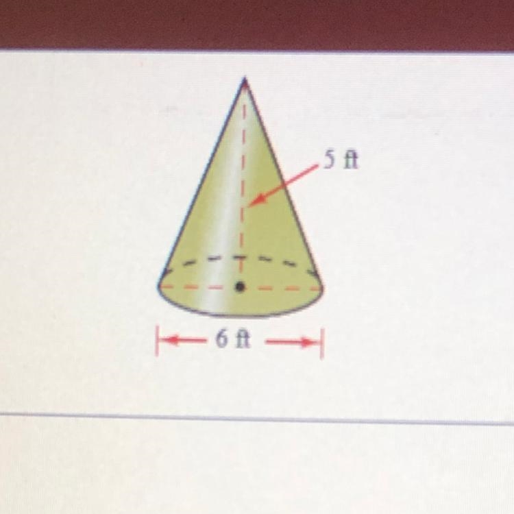 What is the lateral area of the cone?-example-1