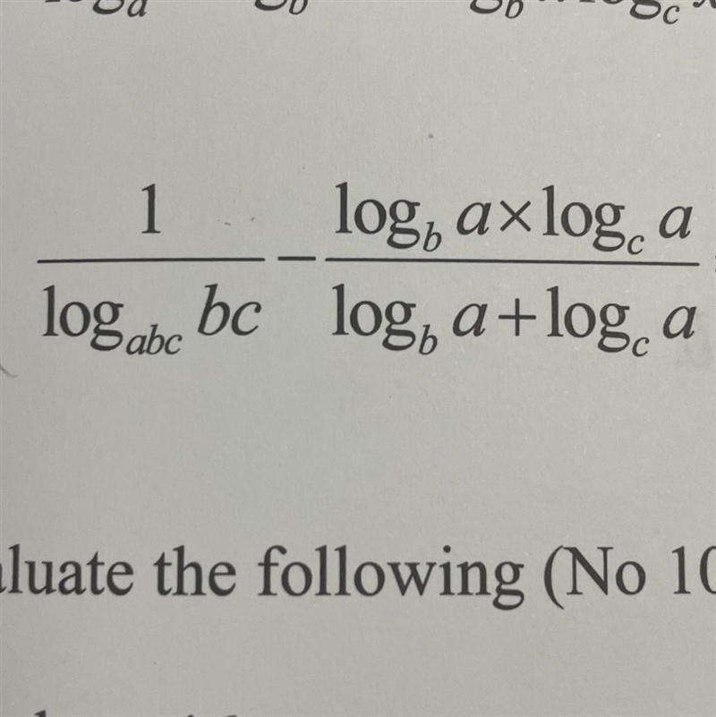 Answer is 1, I just need the working. Thank you-example-1