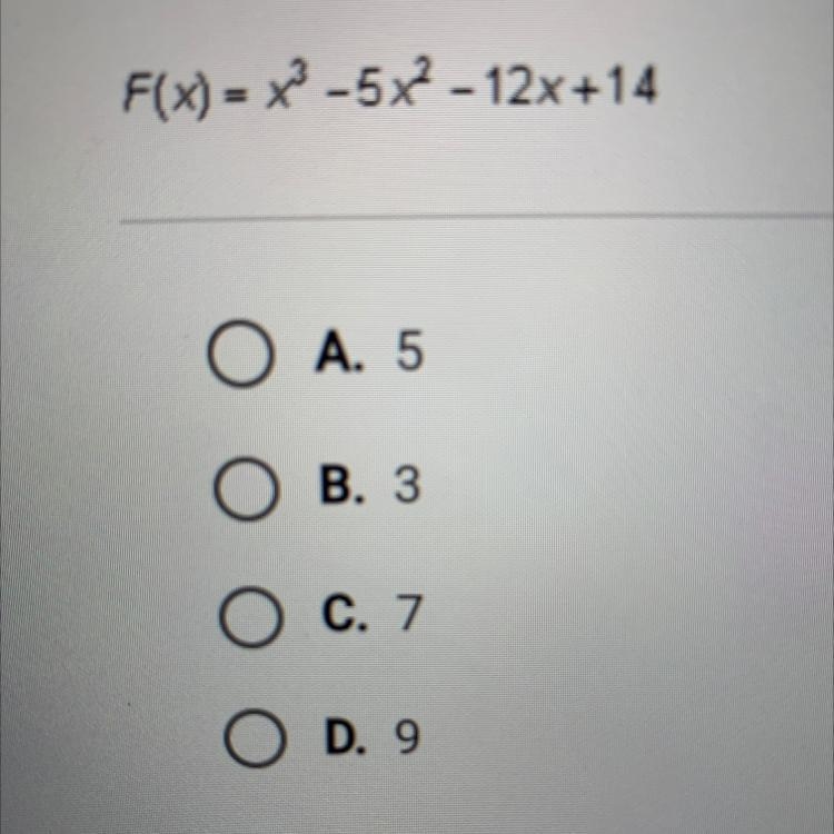 When using the rational root theorem which of the following is a possible root function-example-1