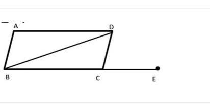 ABCD is a parallelogram. If AB = 3x and CD = x+10, find AB-example-1