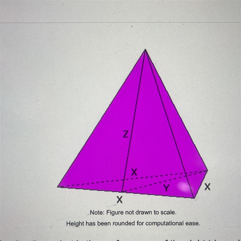 .Height has been rounded for computational ease.If X = 3 units, Y = 3 units, and Z-example-1