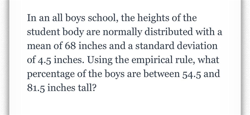 Normal Distribution- Empirical Rule - please help-example-1