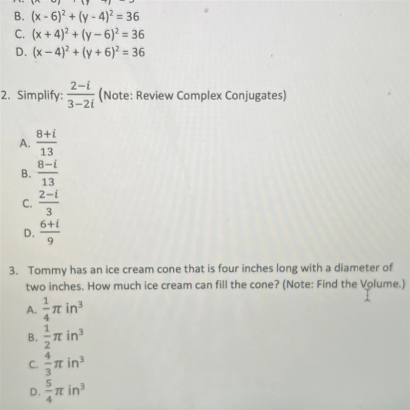 I just need answer 3 please-example-1