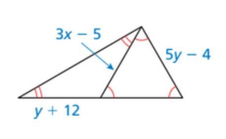 Find the values of x and y. please help-example-1