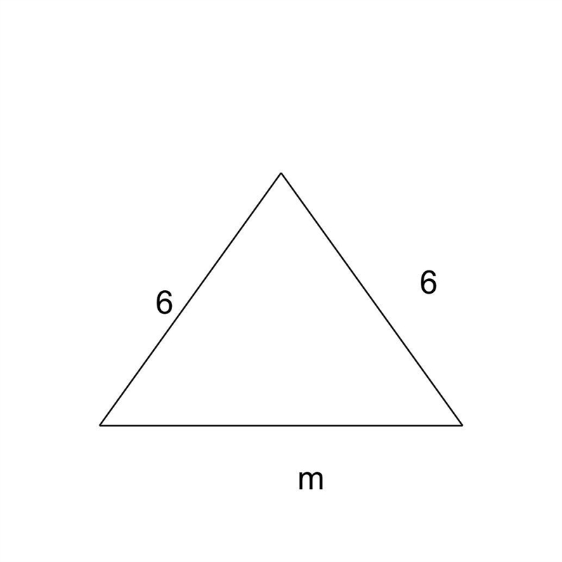 If ur good at geometry can u help Solve for m given that the perimeter of the triangle-example-1