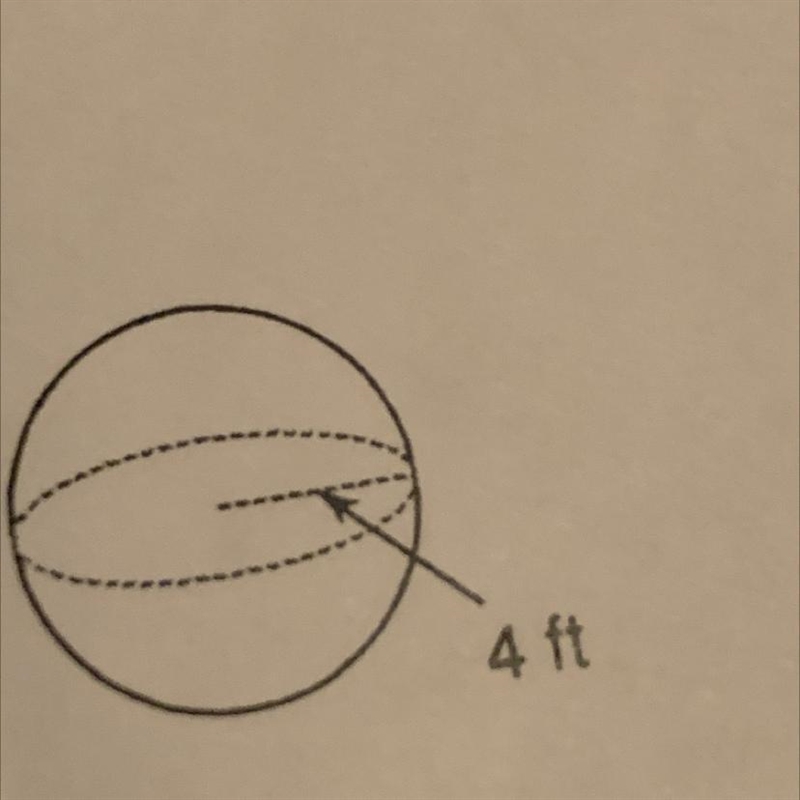 What is the volume of a circle with a diameter of 2 inches￼-example-1