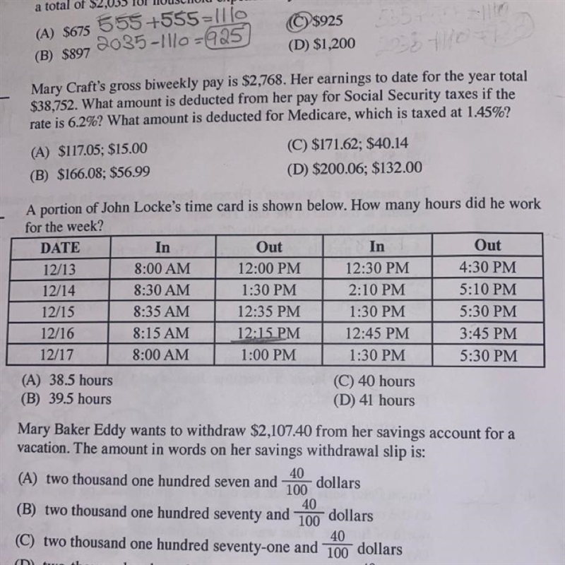 A portion of John Locke's time card is shown below. How many hours did he work for-example-1