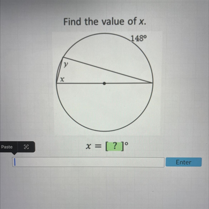 Find the value of x.-example-1