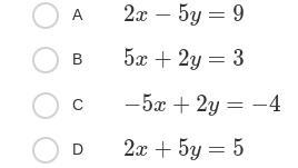 Which of the following could be the equation of a line perpendicular to the line 2x-example-1