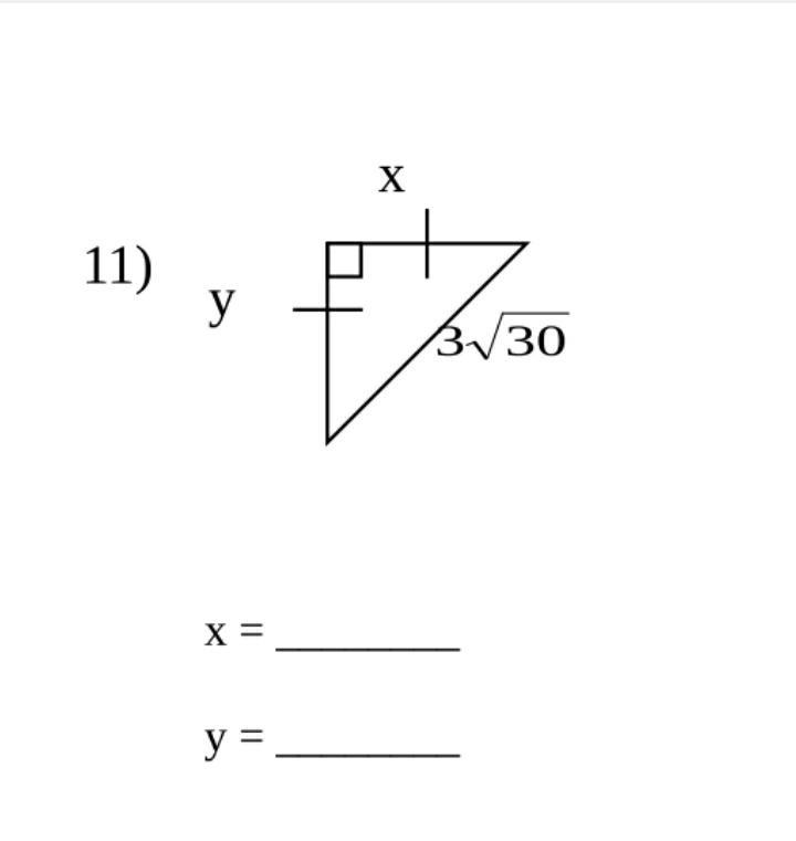 Find the value of x and y-example-1