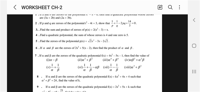 If alpha and beta are zeroes of polynomial fx = 4x2-5x-1. Pls answer full questiob-example-1