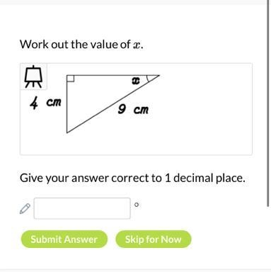 PLS HELP ME WITH THIS ASAP! Work out the value of x.-example-1