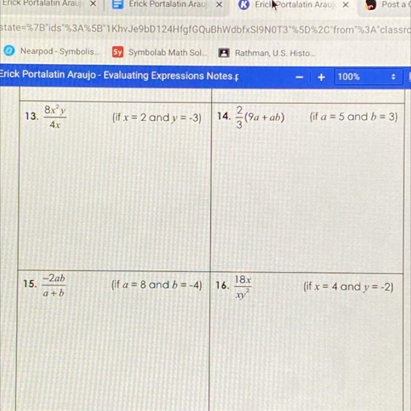 Evaluating Expressions-example-1