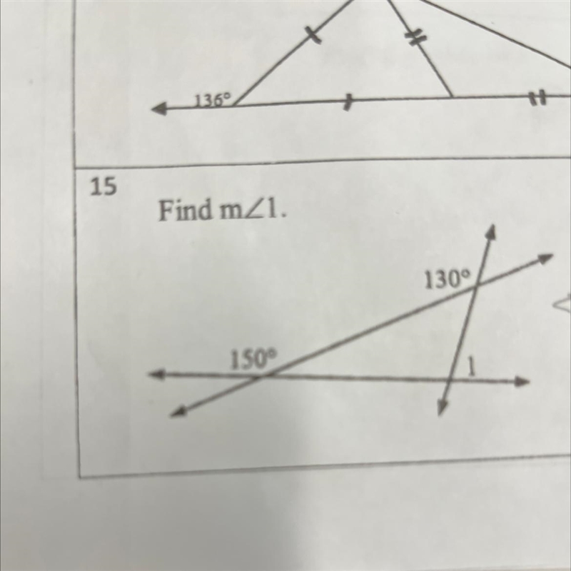 Find angle 1 PLS ANSWER ASAP-example-1