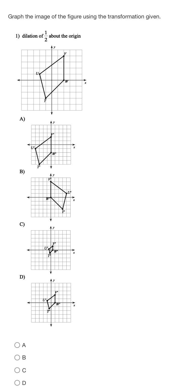 Graph the image of the figure using the transformation given.-example-1