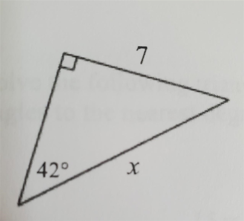 Calculate x and round to nearest tenth​-example-1