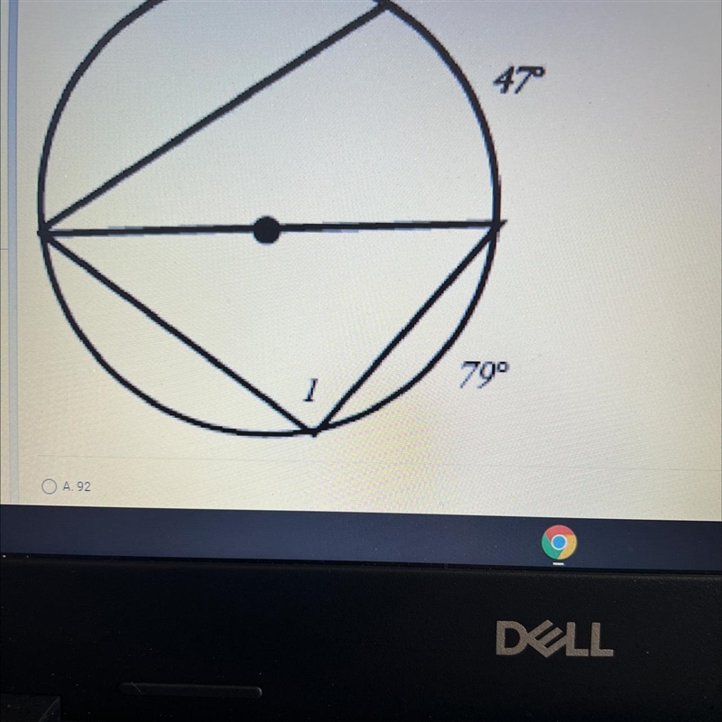 What is the measure of angle 1?-example-1