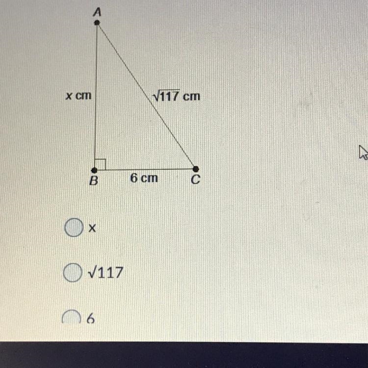 Which side is the hypotenuse? Which side will you plug in for c?-example-1