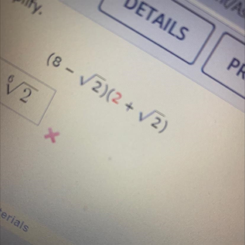 Simplify the equation Homework question not a test or exam question.-example-1