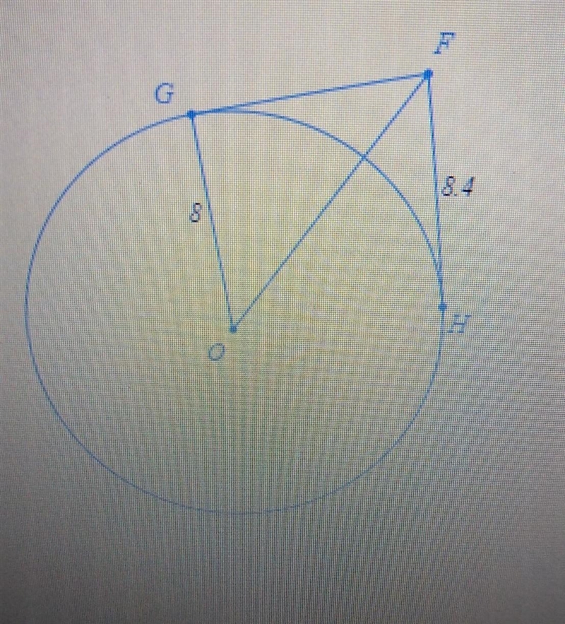 In the figure below, the segments FG and FH are tangent to the circle centered at-example-1