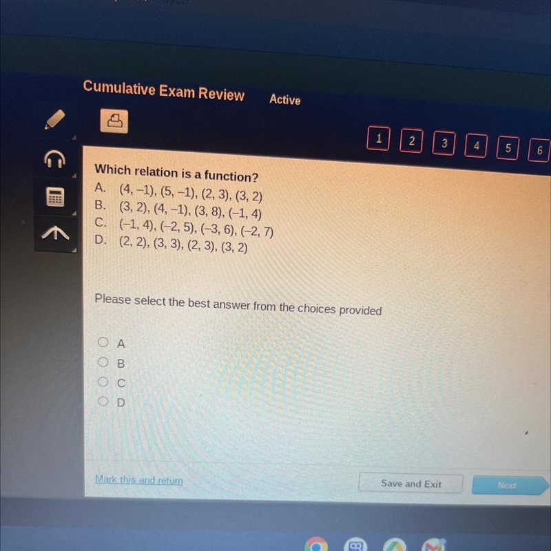 Which relation is a function? PLEASE HELP-example-1