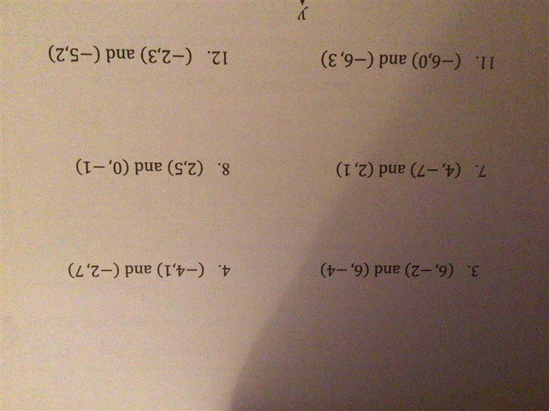 Hi! 6 questions, find the slope of the line through the given points, ty! They should-example-1