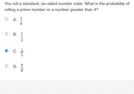 DO GIVE CORRECT ANSWER other ways I will report you 1.You roll a standard, six-sided-example-2