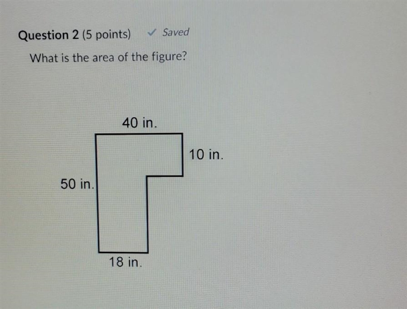 The Answers are: A: 180 Square Inches B: 190 Square Inches C: 1,200 Square Inches-example-1