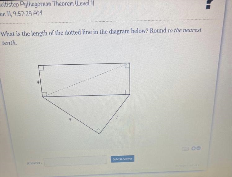 Solve for x. Leave your answers in the simplest radical form.-example-1