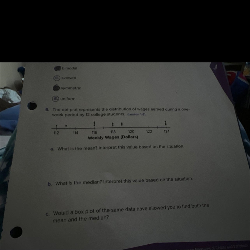 Need help on number 5!-example-1