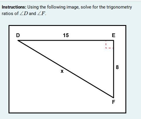 Solve for x using the Pythagorean Theorem.-example-1