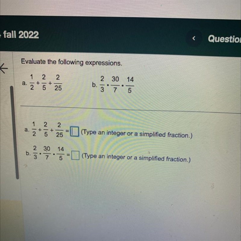 Evaluate the following expressions.-example-1