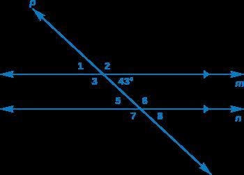 Finding Angle Measures When Parallel Lines Are Cut By a Transversal-example-1