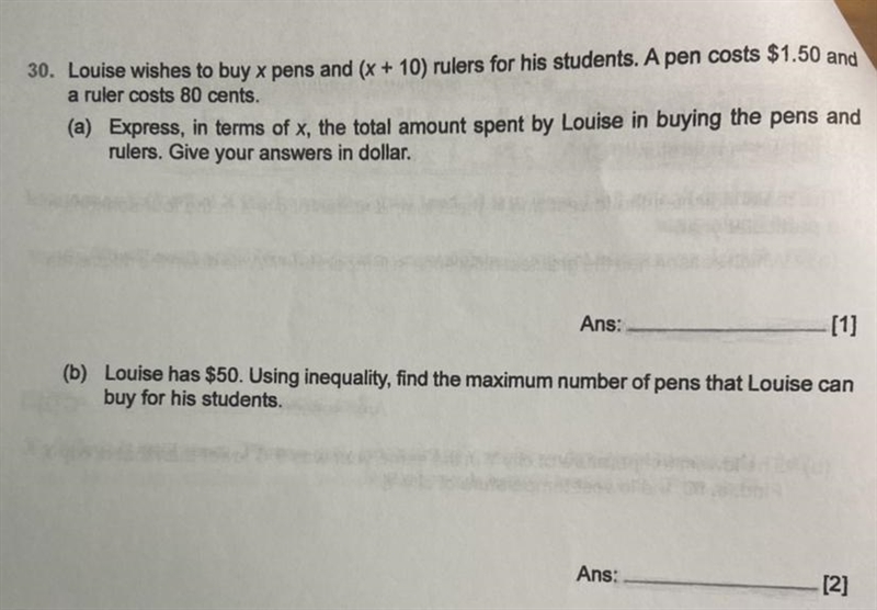 With show work needed. a and b.-example-1