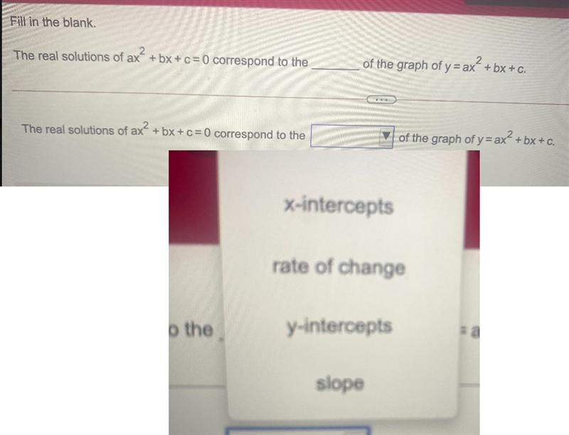 The discriminant of ax^2+ bx + c = 0 is defined as? A. 2a B. Square root b^r -4ac-example-2