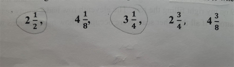 Which three of the following mixed numbers will produce a whole number when added-example-1