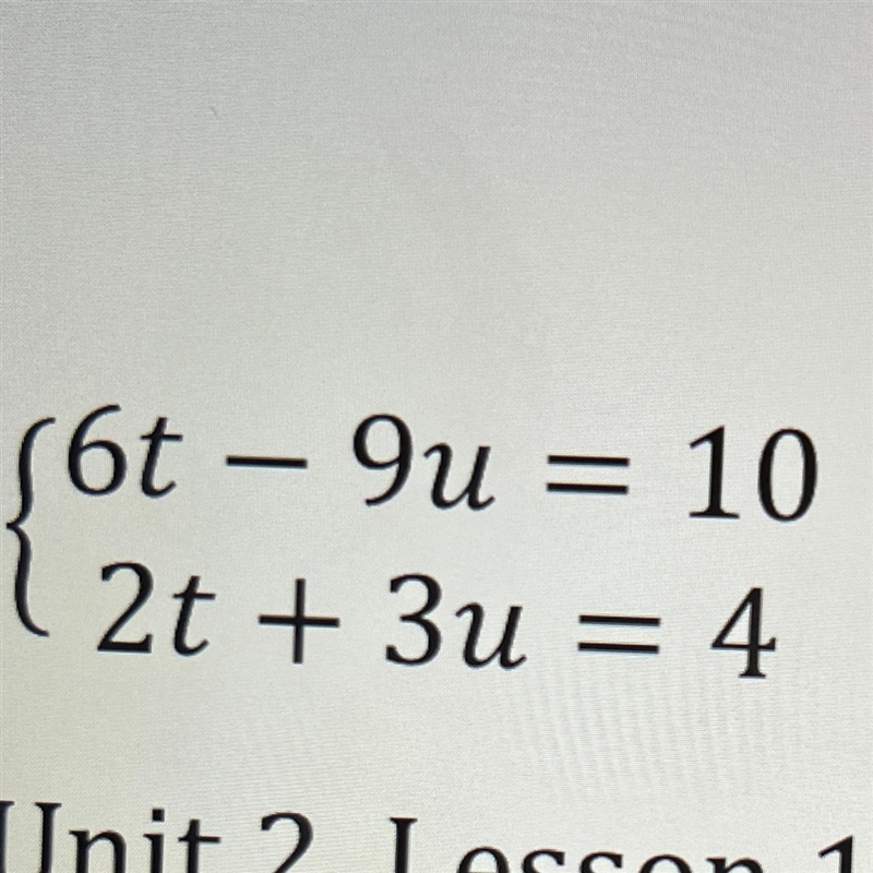 Solve each system of equations without graphing.-example-1